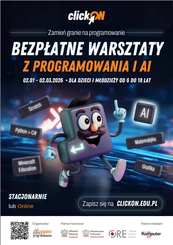  Bezpłatne warsztaty programowania dla uczniów